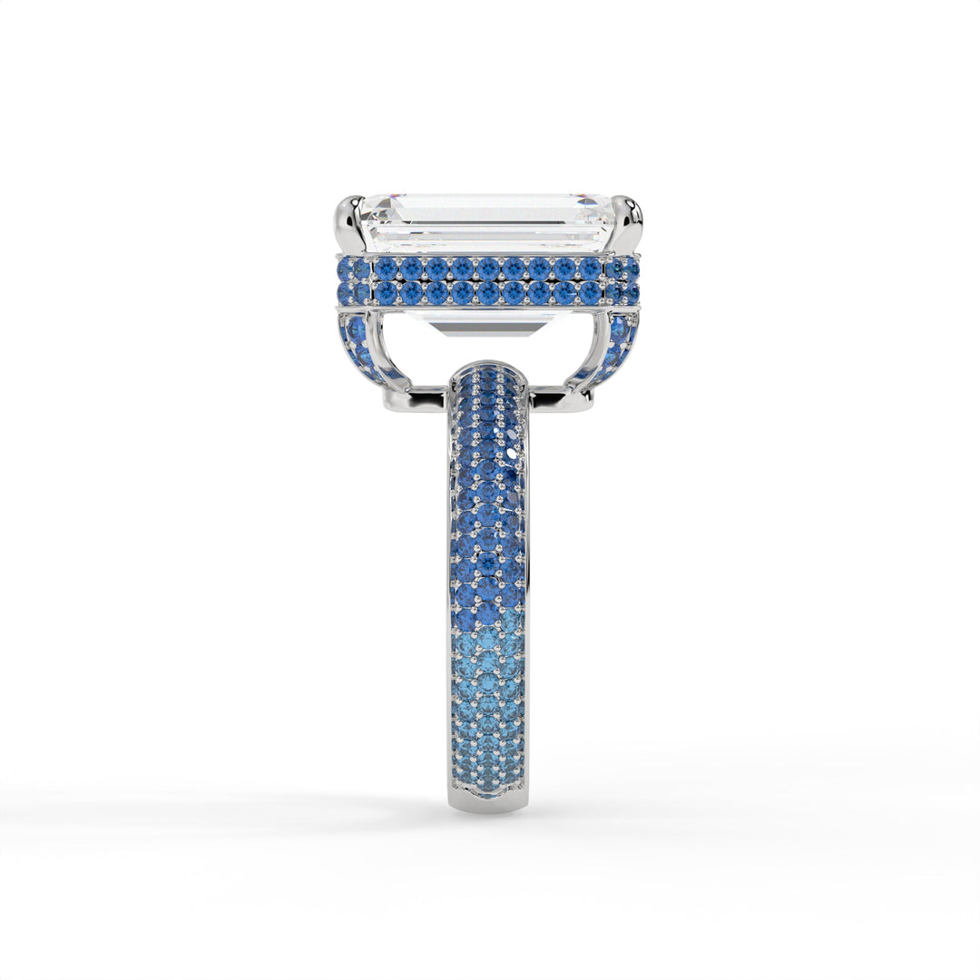 Emeraude Birthstone, Bleu