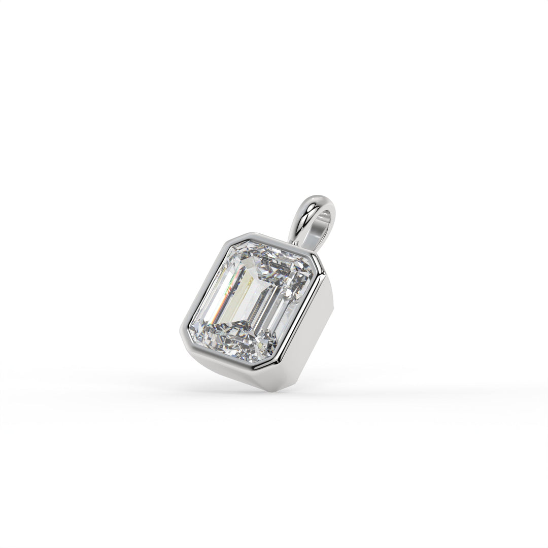 Emerald Solitaire Pendant