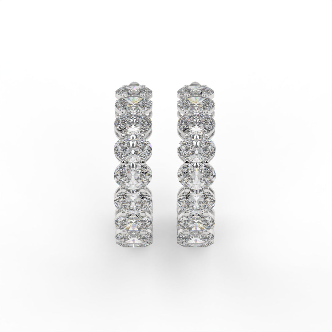 Oval Grandeur Hoops