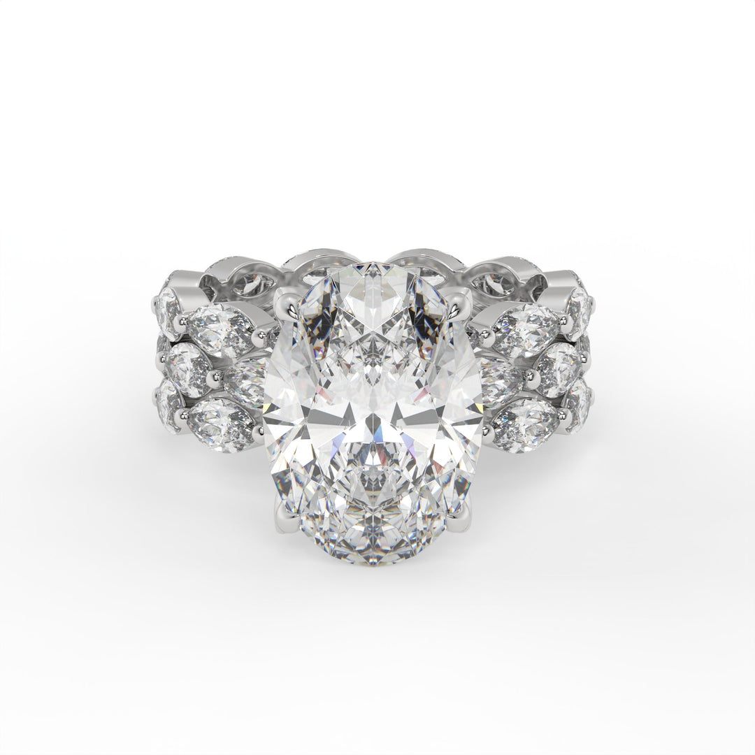 Oval Infinity Floral Stack