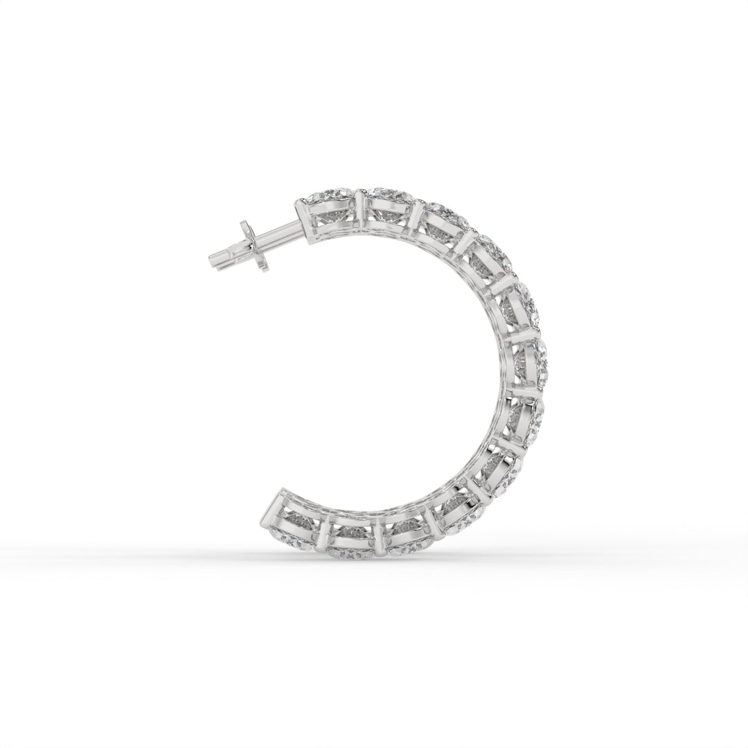Oval Grandeur Hoops