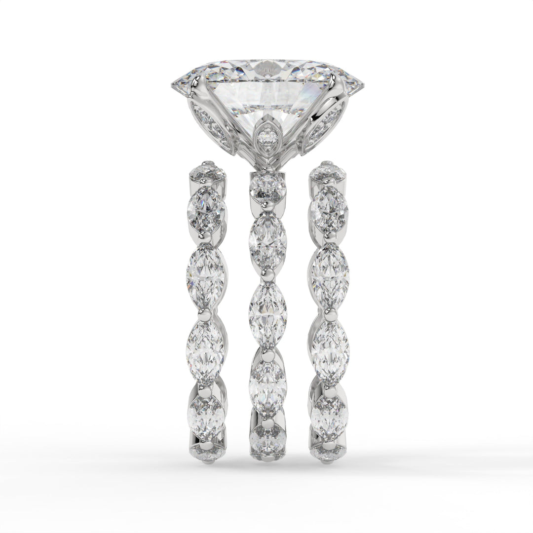 Oval Infinity Floral Stack