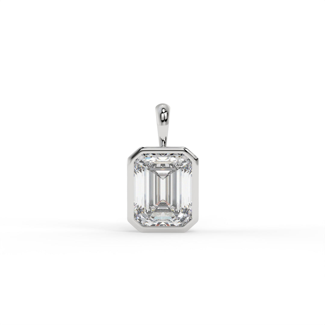 Emerald Solitaire Pendant