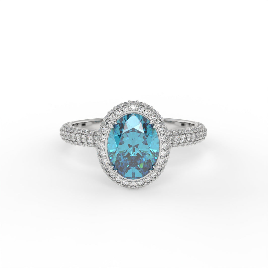 Elara Oval Bleu